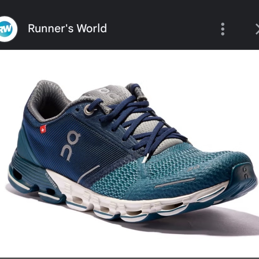 On Running Cloudflyer Women’s Running Sneaker in Storm/White Size 10